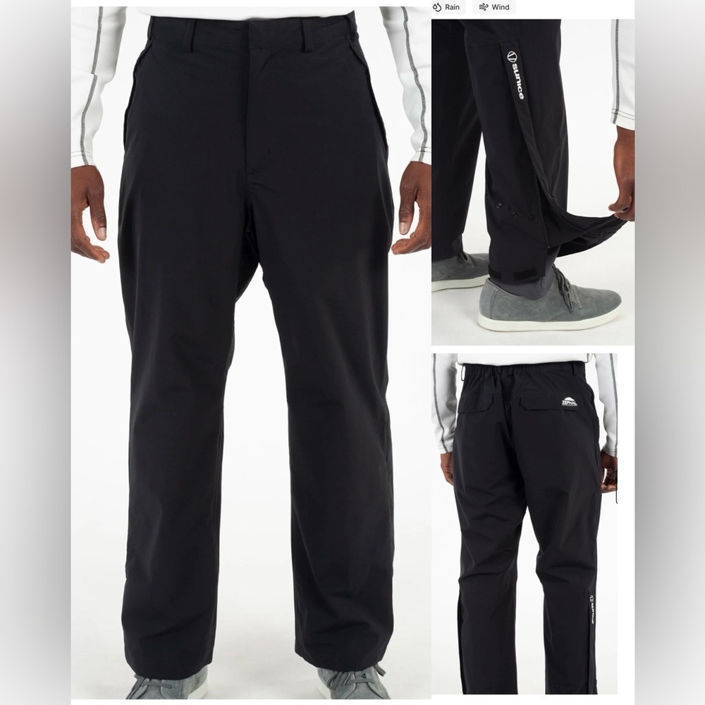 Sunice Men’s Richard Zephal FlexTech Waterproof Rain Pant , XL